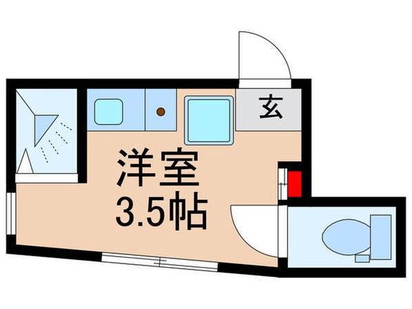 サークルハウス大島参番館の物件間取画像